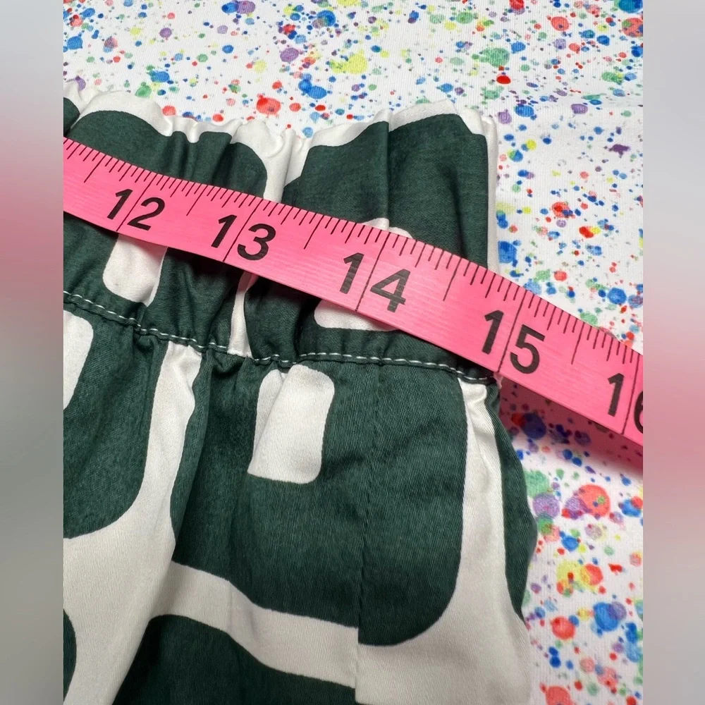 Boden Green Pleated retro print skirt, US6, UK12 - Picture 8 of 9